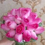 خرید دسنه گل عروس یکدست رز