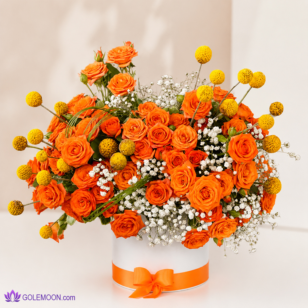خرید باکس گل پارمیسان خرید باکس گل پارمیسان
