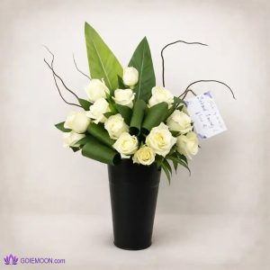خرید باکس گل رز ترحیم