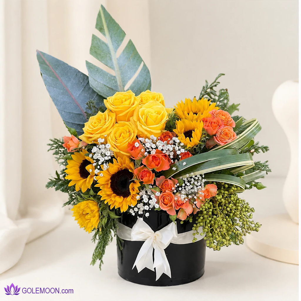 خرید باکس گل راز خرید باکس گل راز