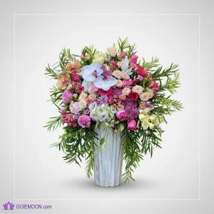 خرید سبد گل رقص گل ها