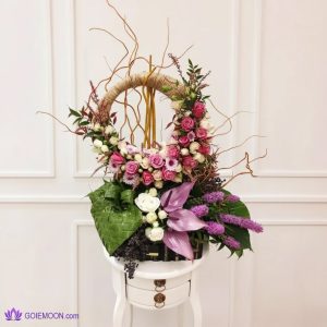 خرید سبد گل شیدا