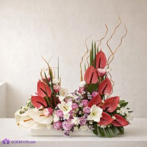 خرید سبد گل لوکس