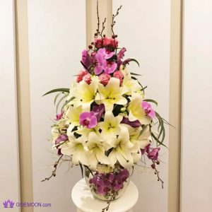 خرید سبد گل نازگل