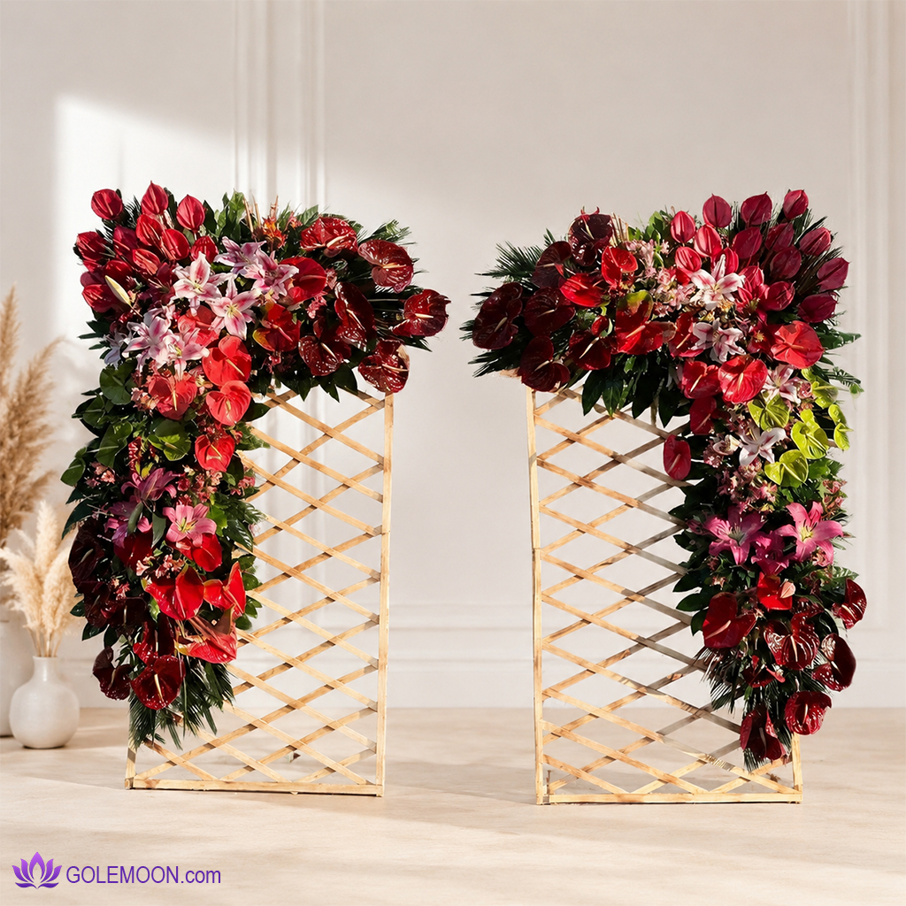 خرید پکیج تاج گل ۲ (دو عدد) خرید پکیج تاج گل ۲ (دو عدد)