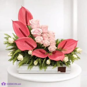 خرید سبد گل زیبا