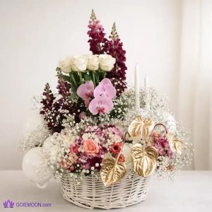 خرید سبد گل شیک