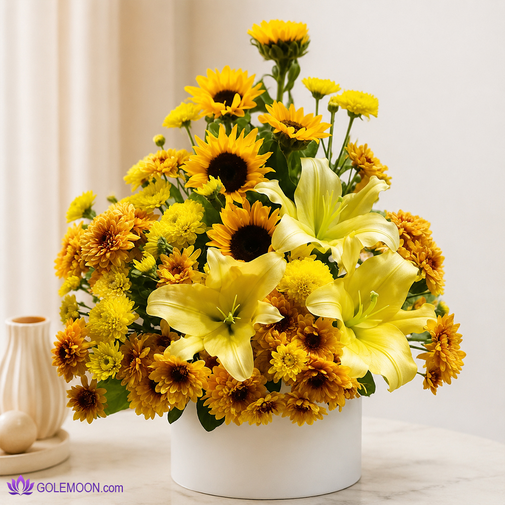 خرید سبد گل شیک یک طرفه خرید سبد گل شیک یک طرفه