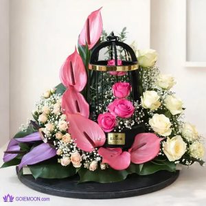 خرید سبد گل لوکس