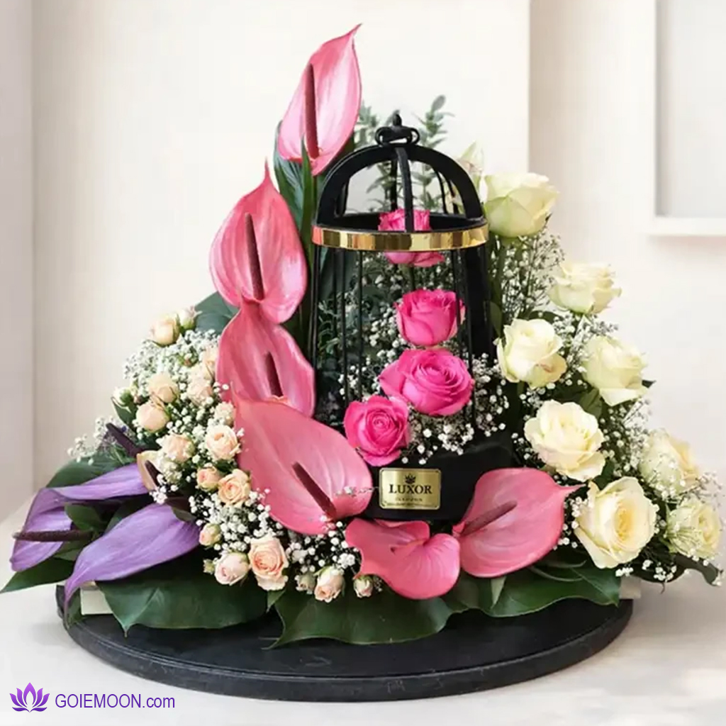 خرید سبد گل لوکس خرید سبد گل لوکس