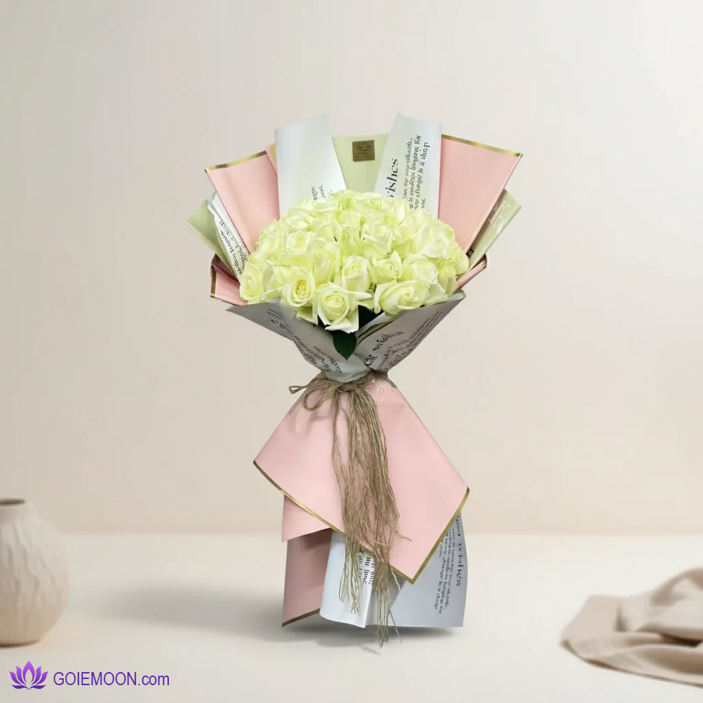 خرید دسته گل تمام رز 25 شاخه خرید دسته گل تمام رز 25 شاخه