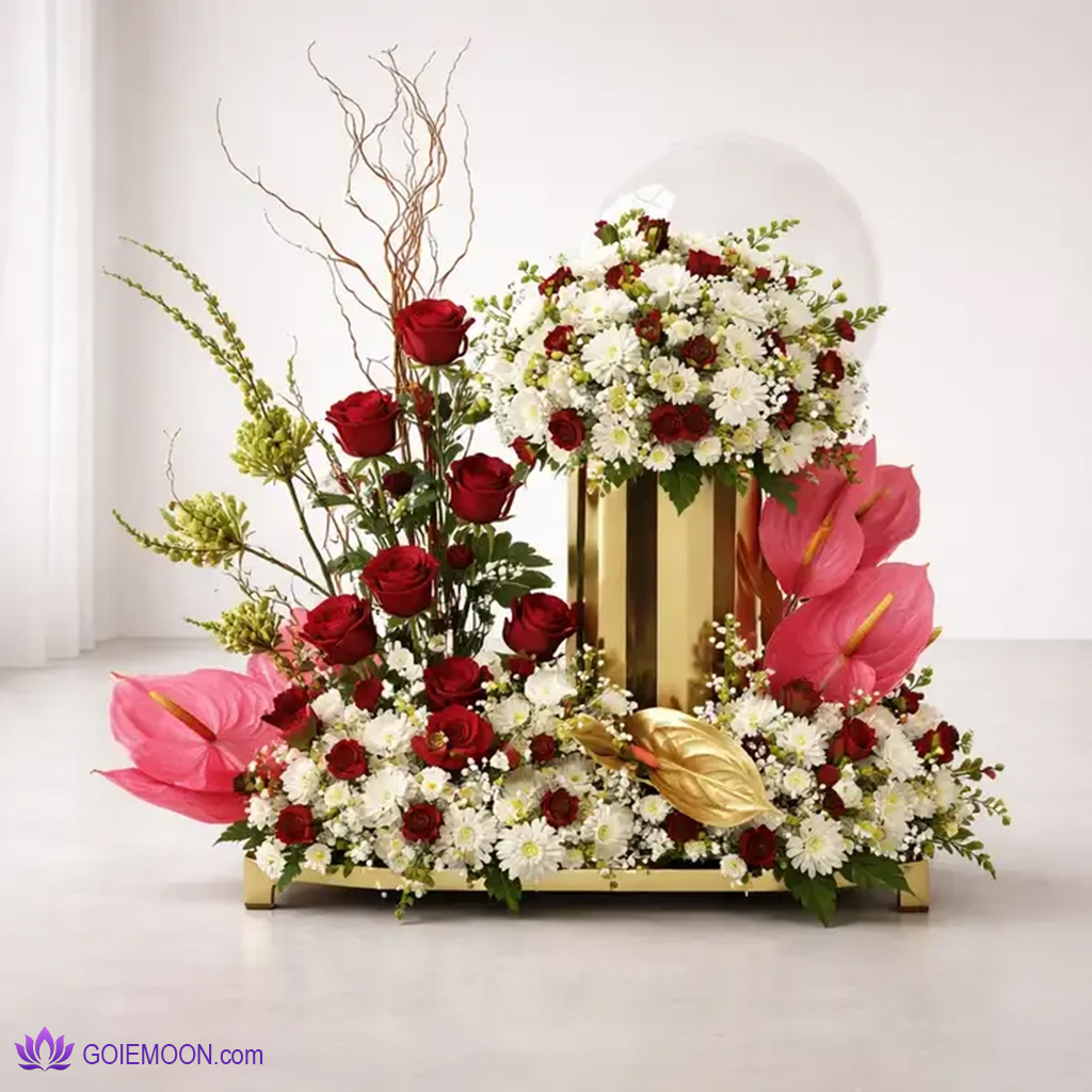 سبد گل زیبا خرید سبد گل زیبا