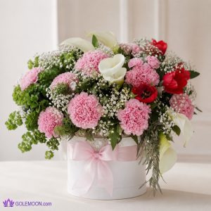 خرید باکس گل مخصوص تبریک
