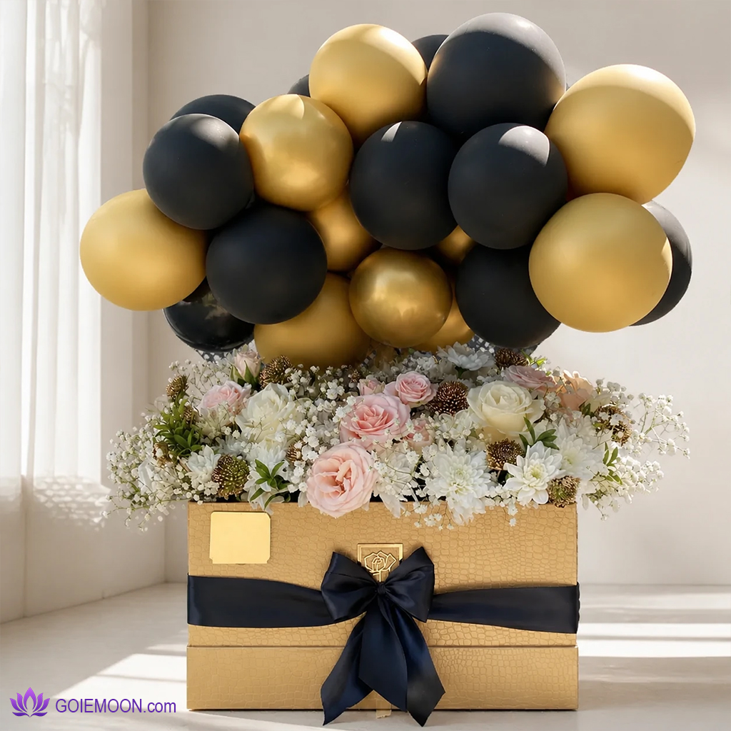 خرید باکس گل لاکچری تولد خرید باکس گل لاکچری تولد