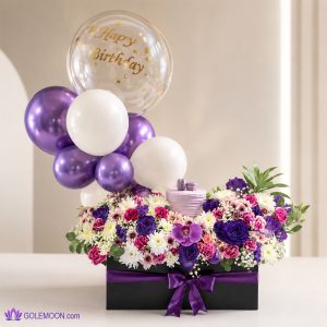 خرید باکس گل افرا