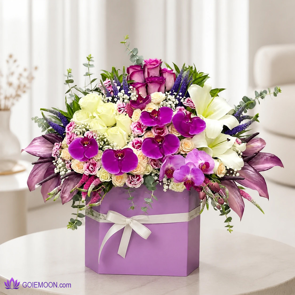 خرید باکس گل تینا خرید باکس گل تینا