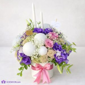 خرید باکس گل مدل تولد
