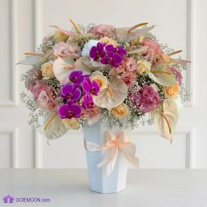 خرید سبد گل خاص