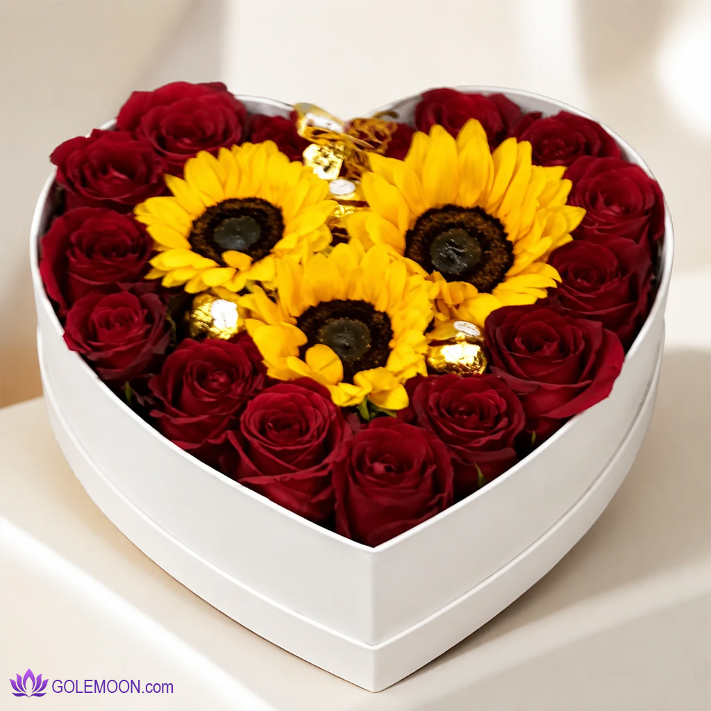 خرید باکس گل هدیه ای خرید باکس گل هدیه ای