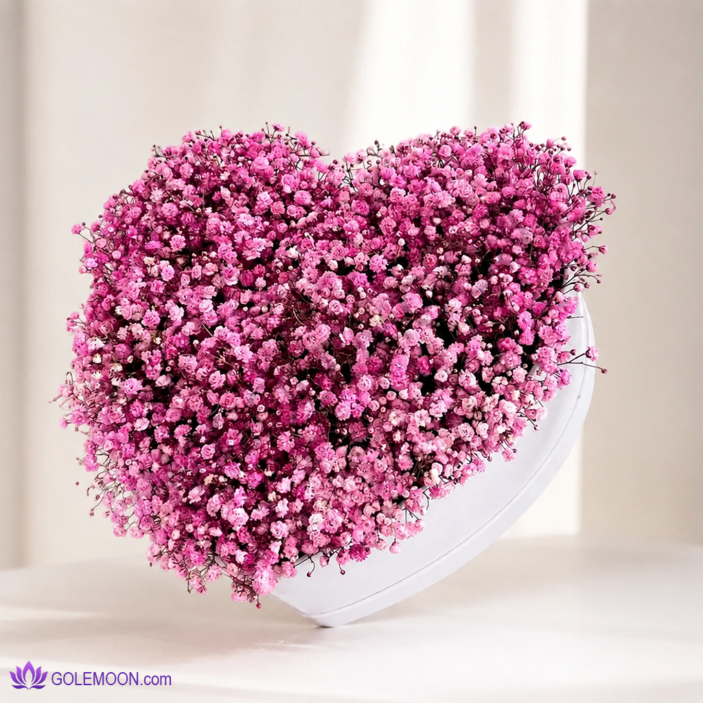 خرید باکس گل 80 شاخه خرید باکس گل 80 شاخه
