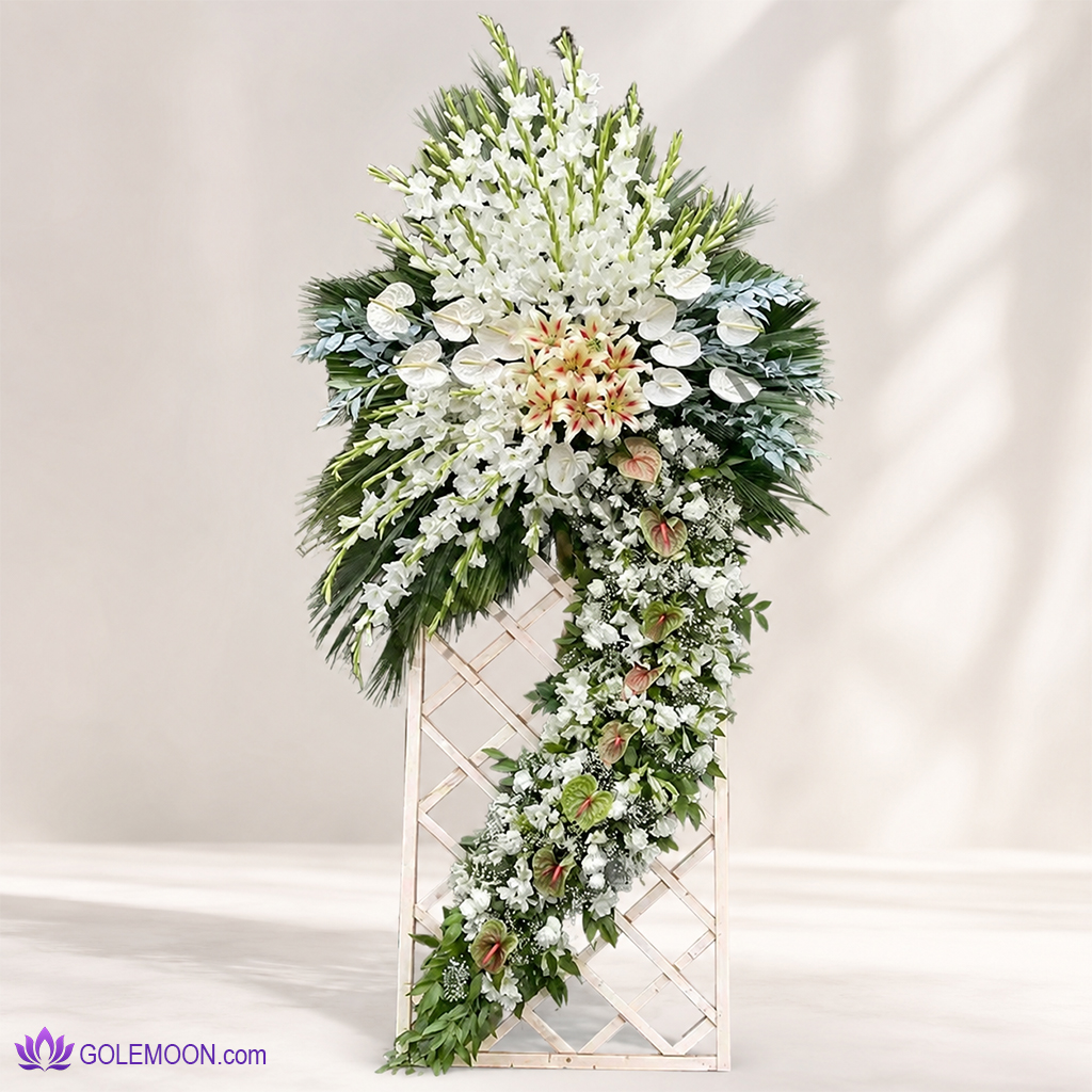 خرید تاج گل ارژن خرید تاج گل ارژن