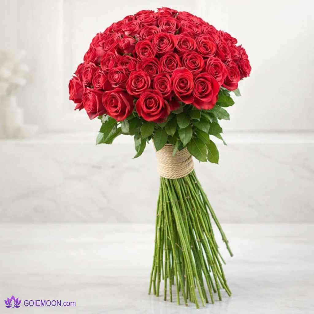 خرید دسته گل 80 شاخه خرید دسته گل 80 شاخه