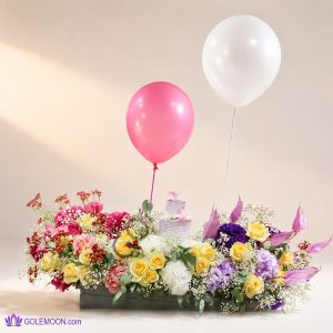 خرید باکس گل ابریشم