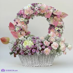 خرید سبد گل اروشا