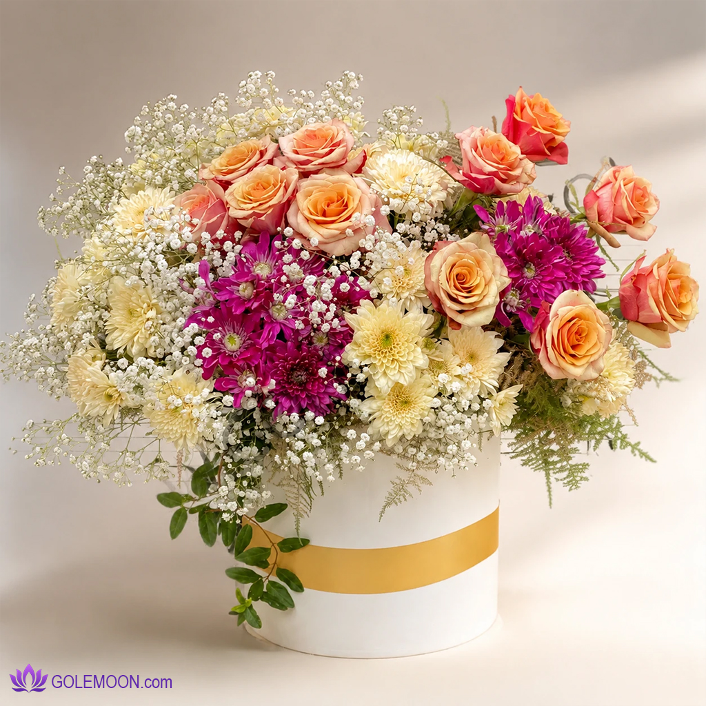 خرید باکس گل مهیاس خرید باکس گل مهیاس