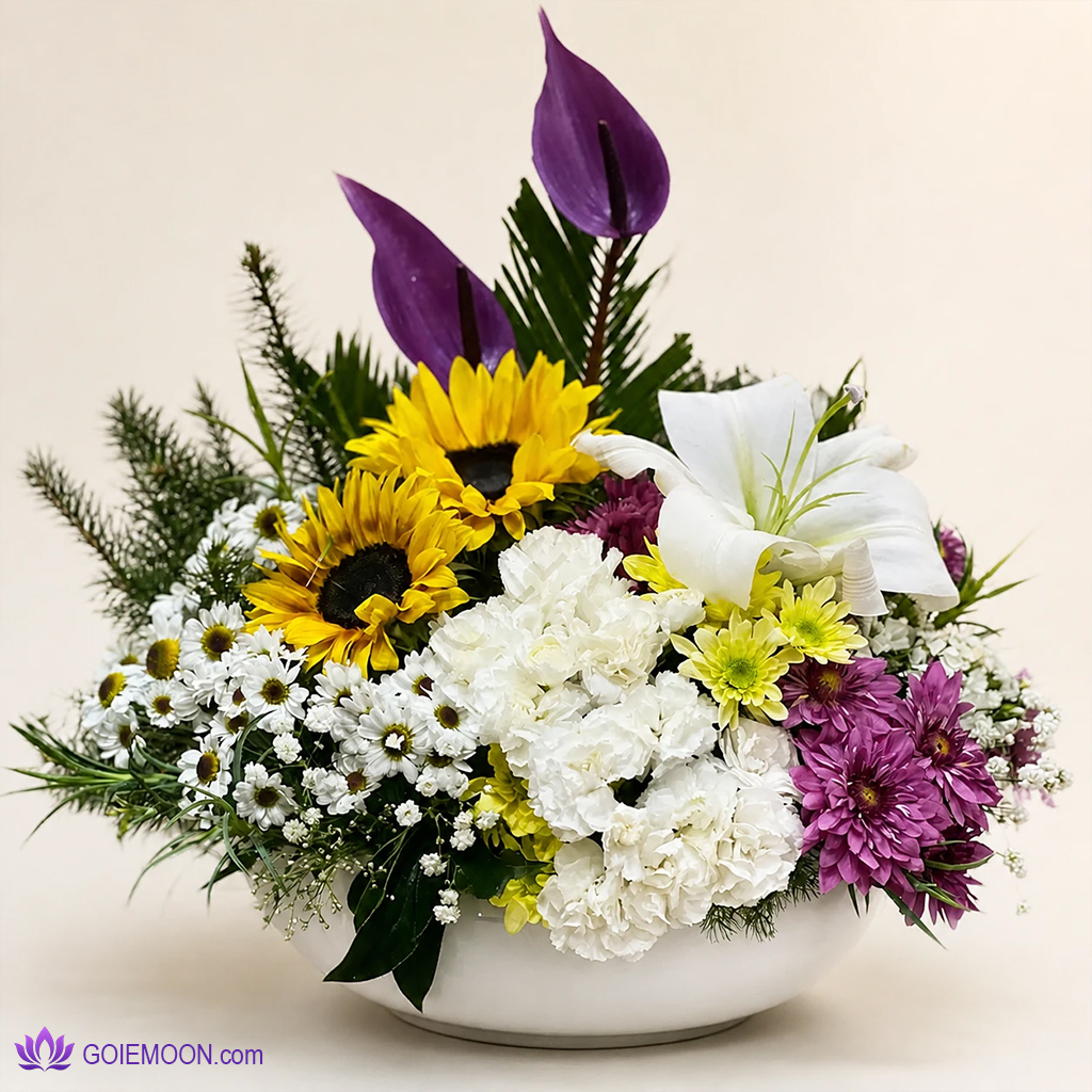 خرید باکس گل ترگل خرید باکس گل ترگل