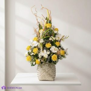 خرید سبد گل بوژنه