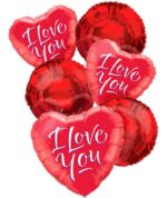 خرید دسته گل بالون "من تو را دوست دارم" (6) (کانادا)