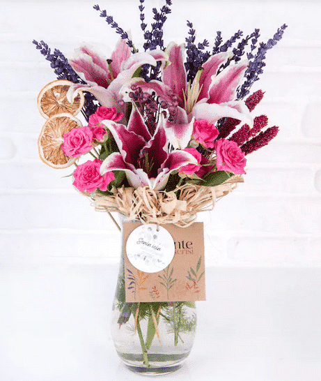 ViaBonte Pink Pinch Bouquet خرید ویابونته- دسته گل پینچ صورتی (ترکیه)