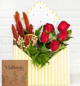 ViaBonte Velvet Letter خرید نامه مخملی ViaBonte(ترکیه)