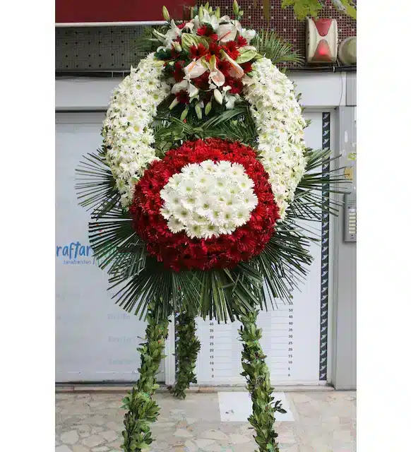 خرید تاج گل بزرگ (تدفین - بزرگداشت - مراسم)(ترکیه)