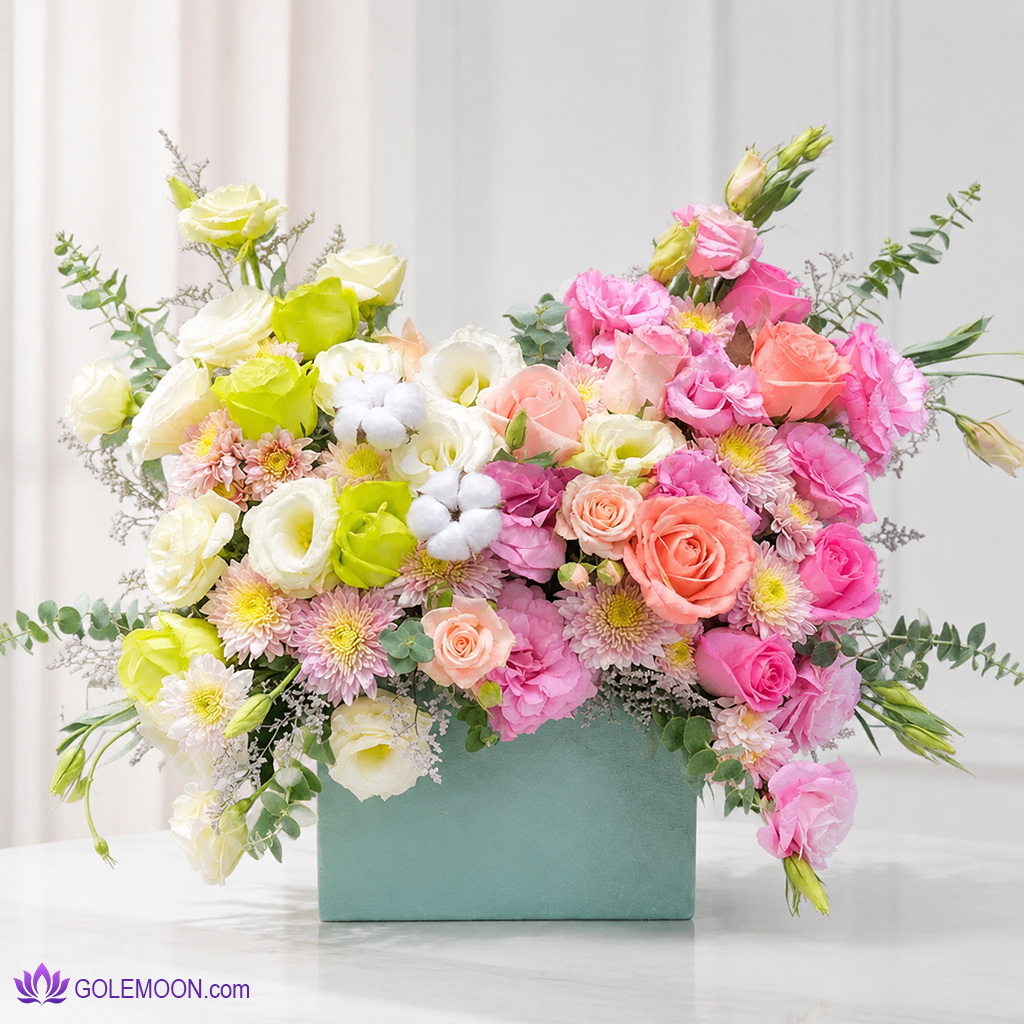 خرید باکس گل فرشته خرید باکس گل فرشته