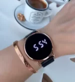 خرید دستبند لاکچری ساعت مچی زنانه در جعبه مخصوص همراه با هدیه (ترکیه)