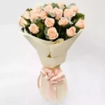 خرید دسته گل رز 20 عشقه هلو (امارات)
