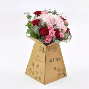 خرید زیبایی گل های صورتی و قرمز (امارات)