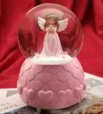 خرید هدیه گلوب برفی جادویی Pink Fairy Lighted برای دوست (ترکیه)