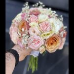 خرید دسته گل عروس آتشگون