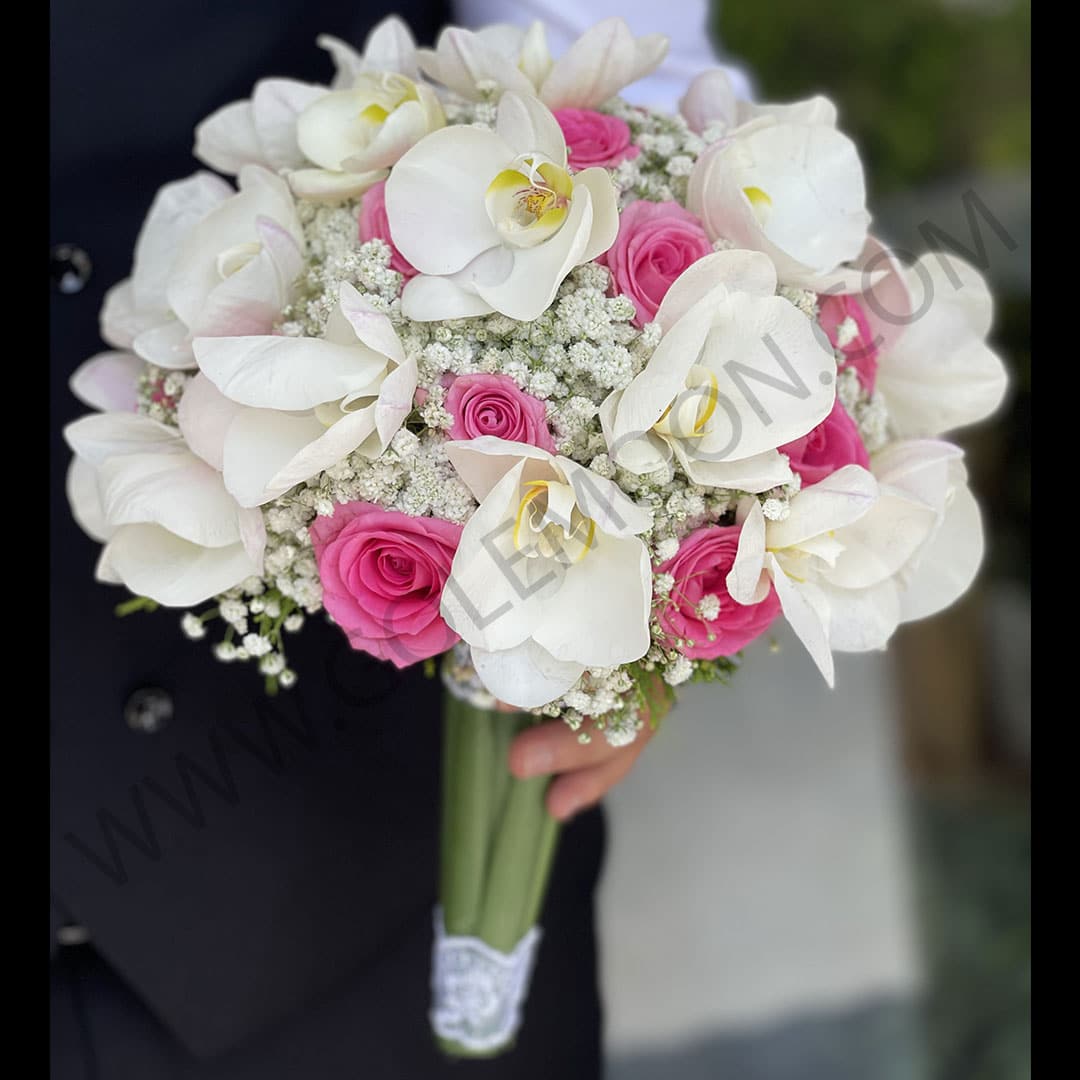 60 خرید دسته گل عروس بادام