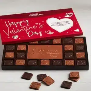 جعبه شخصی سازی شده به سادگی شکلات قلب ولنتاین