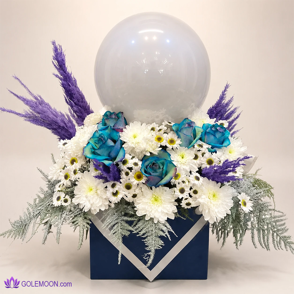 خرید باکس گل آذرشست خرید باکس گل آذرشست