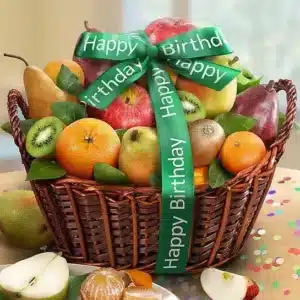 خرید سبد هدیه میوه باغ برتر تولدت مبارک (آمریکا)