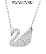 خرید گردنبند SWAROVSKI SWAN PAVE (سفید) (چین)