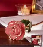 خرید گل رز آغشته به طلای 24 عیار دلربا (آمریکا)