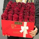 خرید باکس گل 36 شاخه لوکس