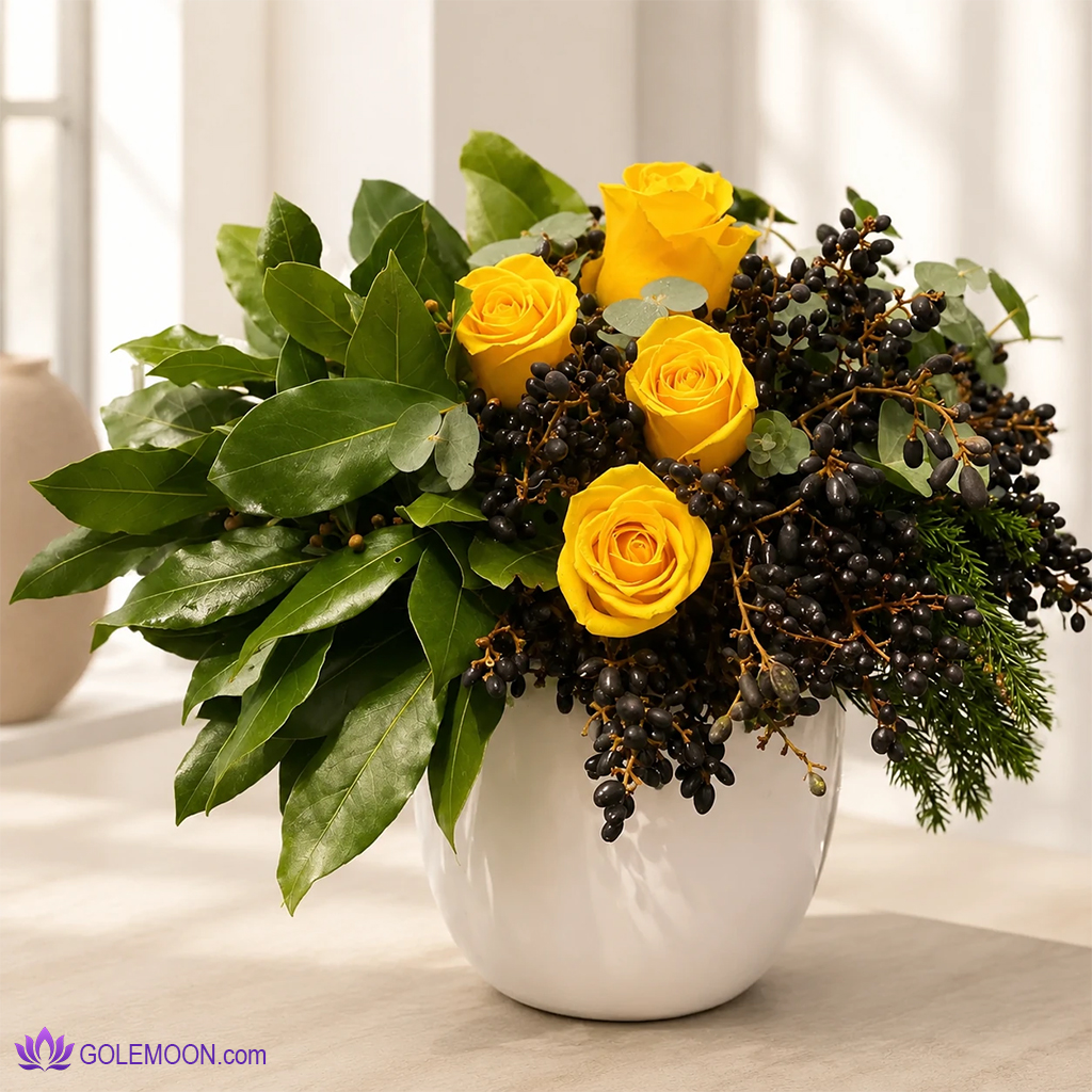 خرید باکس گل آذربرزین خرید باکس گل آذربرزین