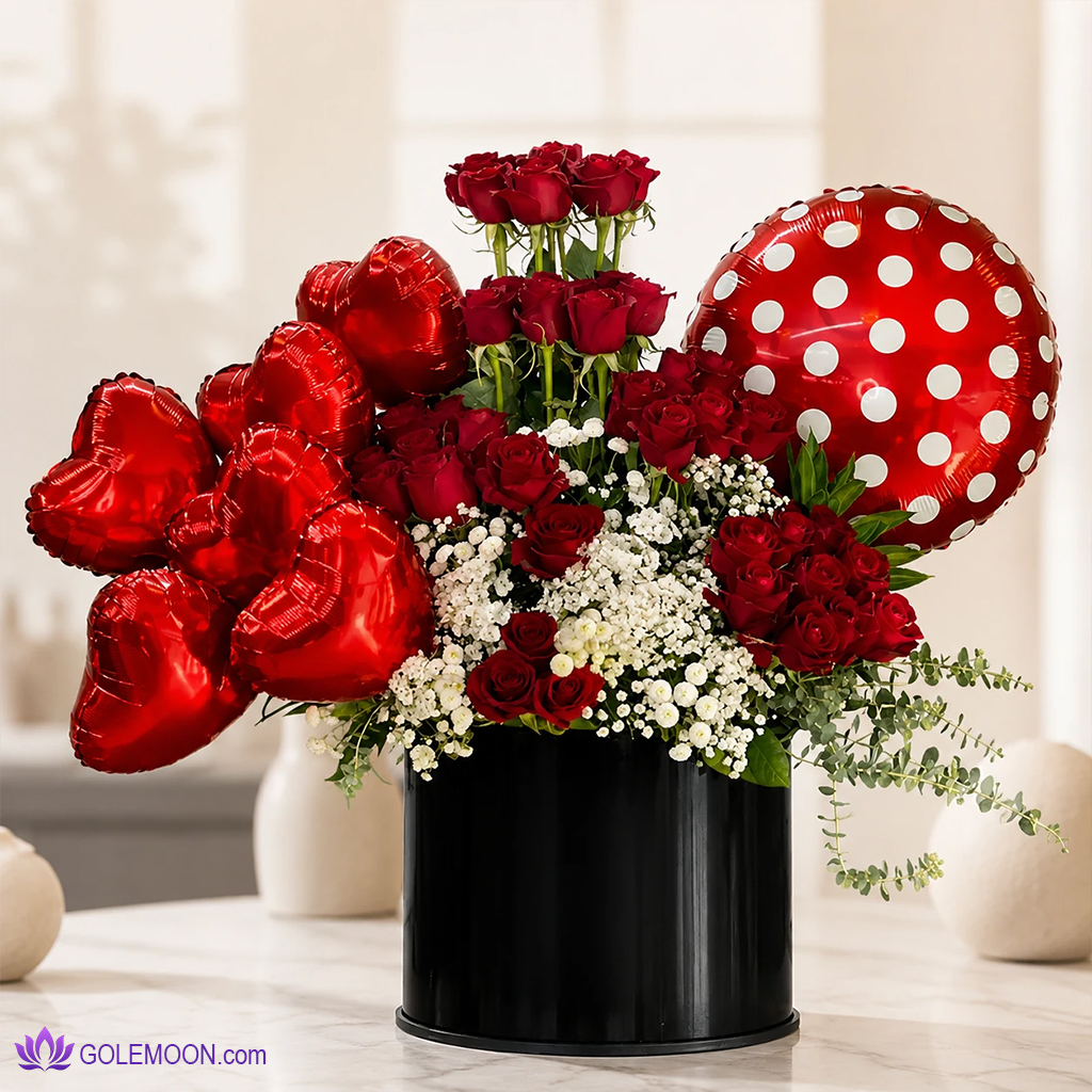 خرید باکس گل الکساندرا خرید باکس گل الکساندرا